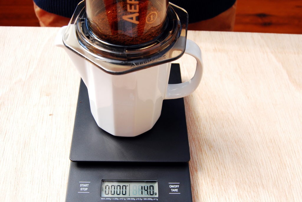 AeroPress – Schritt 2