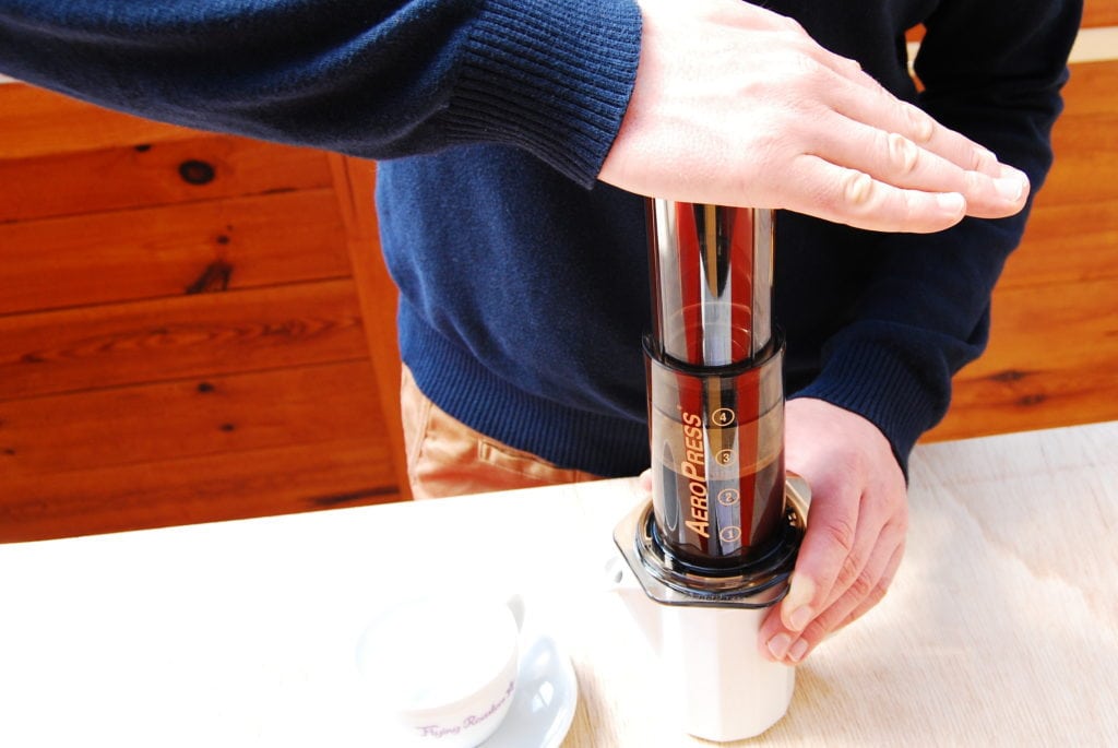 AeroPress – Schritt 5