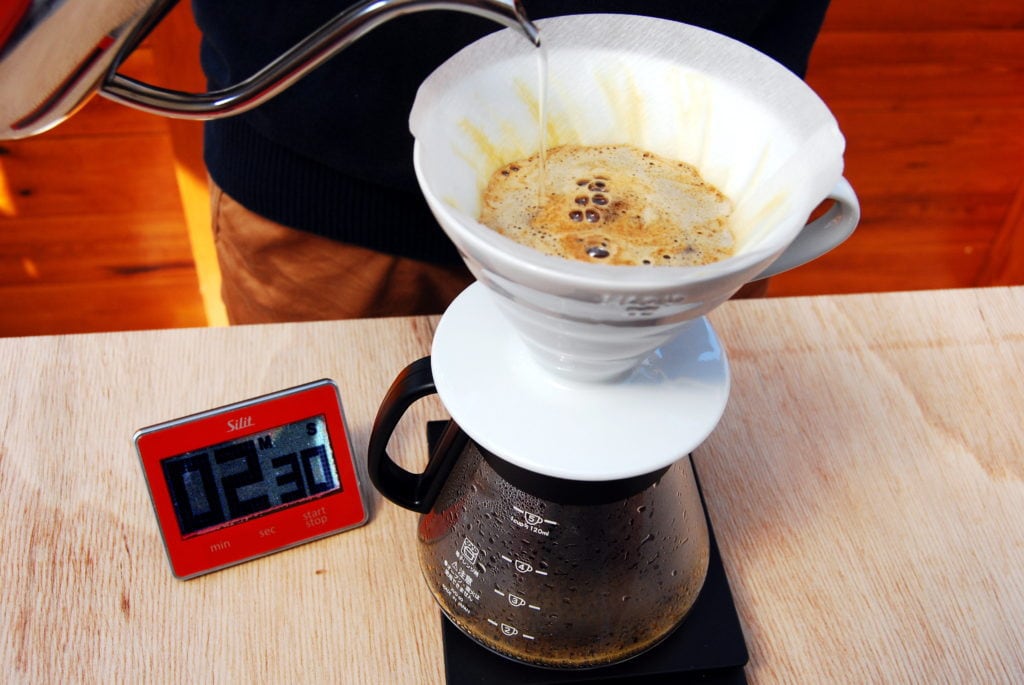 Pour Over / Handfilter – Schritt 4