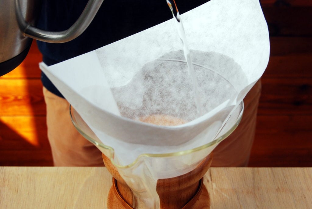 Chemex – Schritt 1