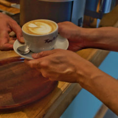 Cappuccino in our Berlin Wedding Café