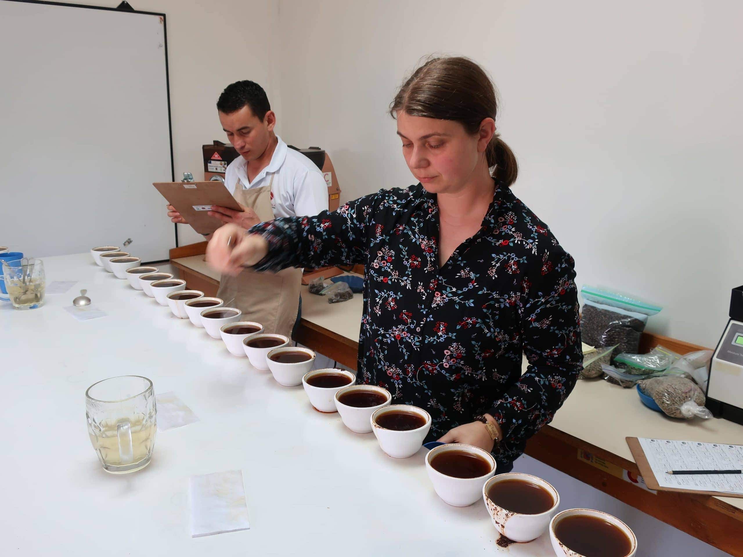 Cupping at D.O. Marcala