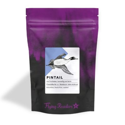 Kaffeetüte für Filterkaffee Pintail aus Kolumbien